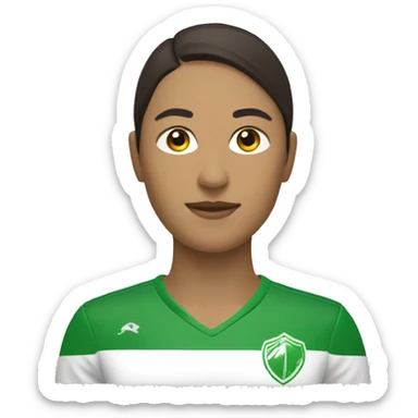 jugadora futsal sticker