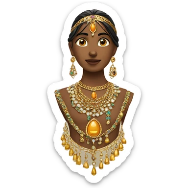 indian jewelry  sticker