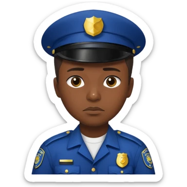 police officer sticker