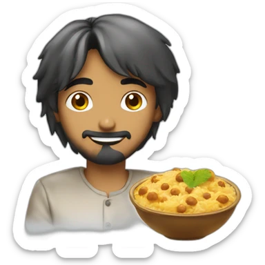 Single panipuri with ragda and paani sticker