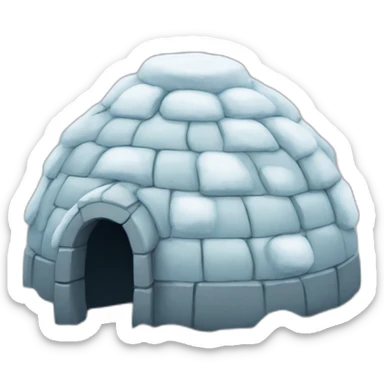 igloo really happy sticker