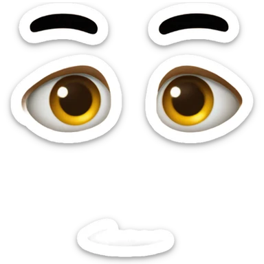 Eyeroll sticker