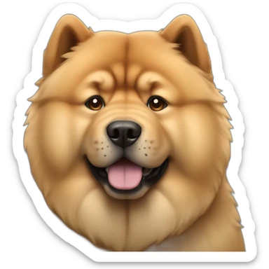 chow chow dog sticker