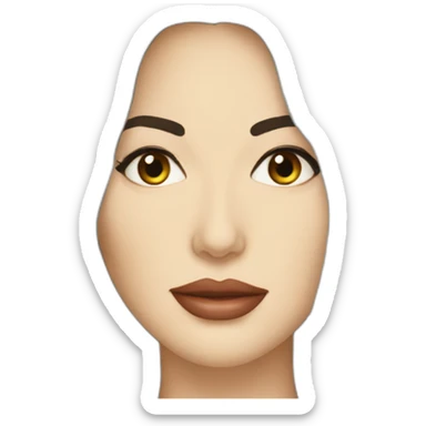 Monica bellucci actress sticker