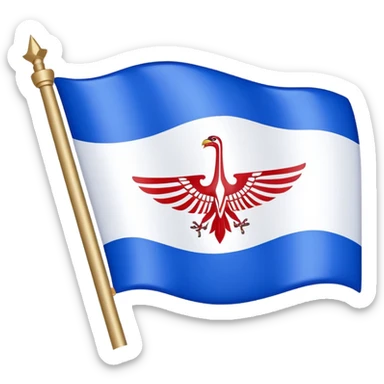 Assyrian flaage sticker