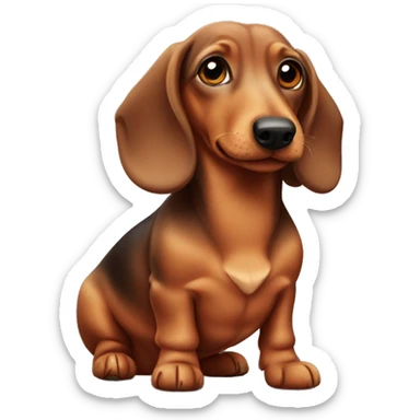 Daschund sticker