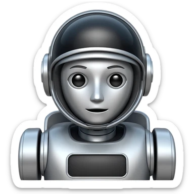robot copilot sticker
