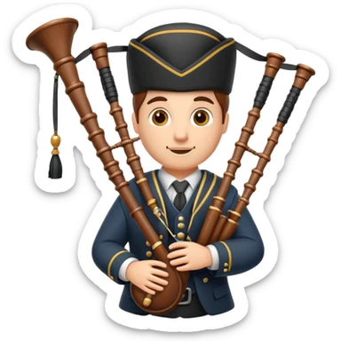 Bagpipes sticker