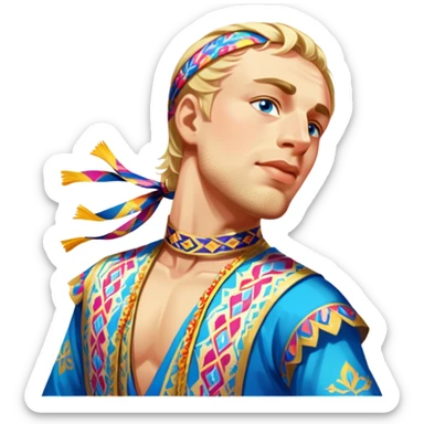 Traditional Dancer sticker
