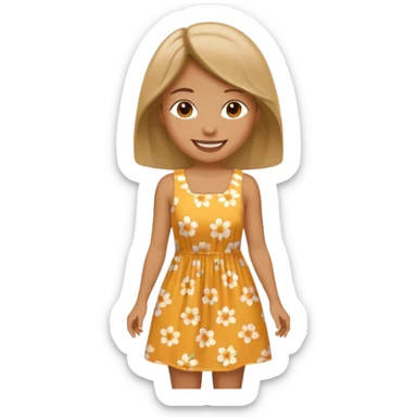 Pretty summer sticker