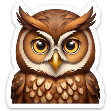 Búho sticker