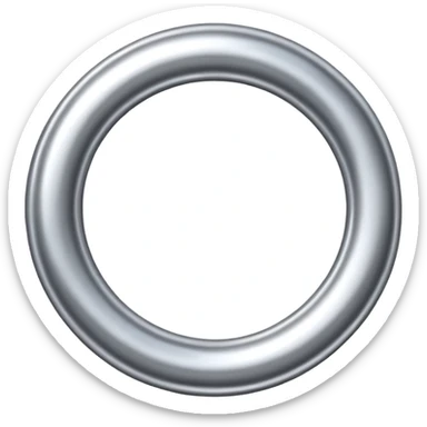 silver loop sticker