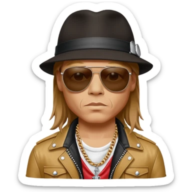 axl rose sticker