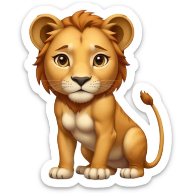 Lioness sticker