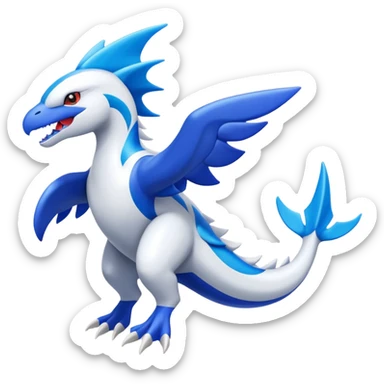 Reshiram-Helioptile-Latios-Kyogre-fusion sticker