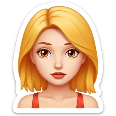 Girl who talks too much but she’s hot sticker