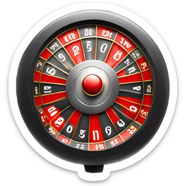 roulette wheel sticker