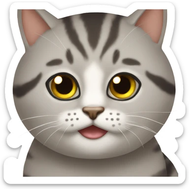 Mewing emoji sticker