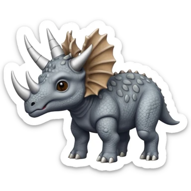 Triceratops sticker