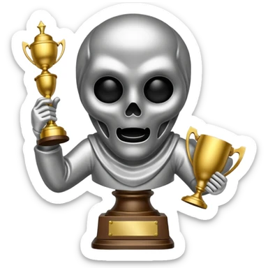 trofeu ghostface sticker