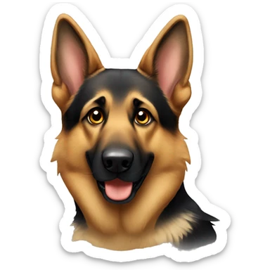 german shepherd  sticker