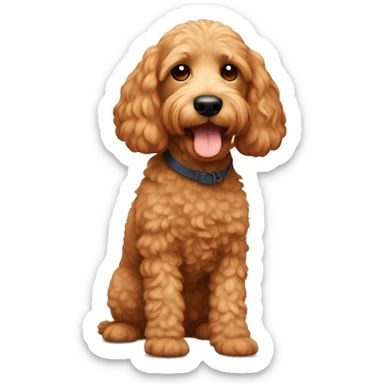 Light ginger spoodle sticker