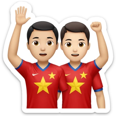 vietnam beating korrea sticker