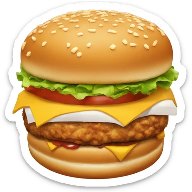 KFC Burger sticker