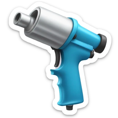 Spray paint gun sticker