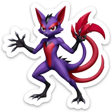 Scizor-Darkrai-Sneasel-fusion (full body) sticker
