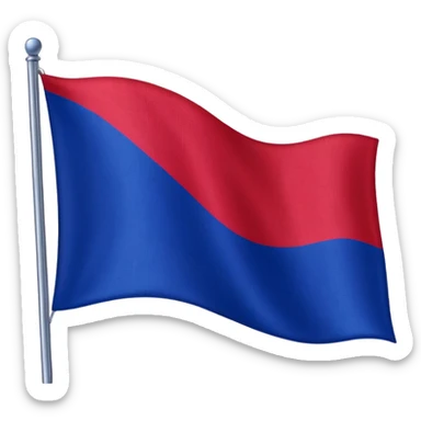 Haitian flag sticker