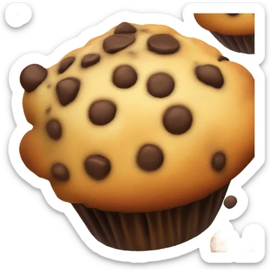 1 Single Chocolate Chip Muffin sticker