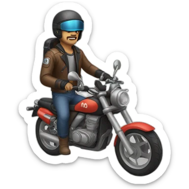 Moto moto sticker