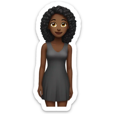Black girl  sticker