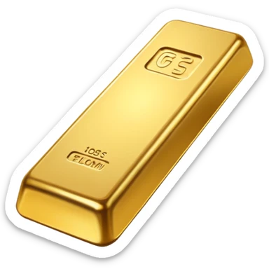 Gold bar sticker
