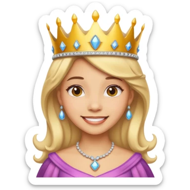 Light skin princess  sticker