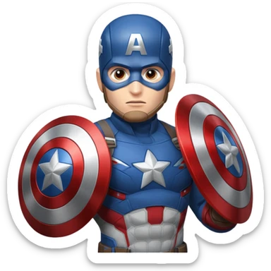 Captain America  sticker