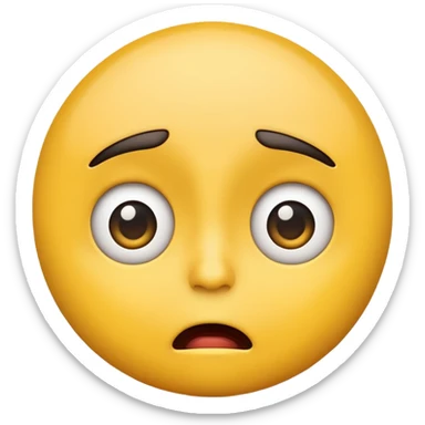 emoji raising an eyebrow  sticker