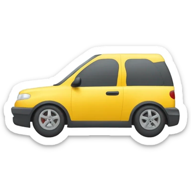 mobile car detailing service minimal style sticker