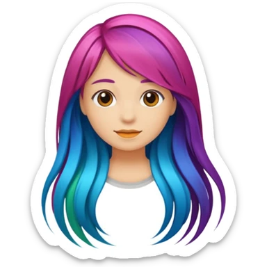 Coloring other hair sticker