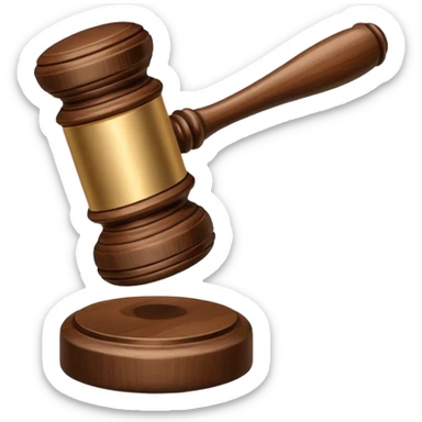 court hammer sticker