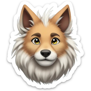 Colorful Fionbri Furry by Falvie-Griffsnuff-Kamirah-LiLaiRa sticker