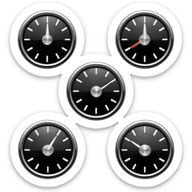 volume dial, straight on view sticker