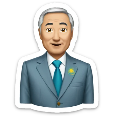 president of kazakhstan sticker