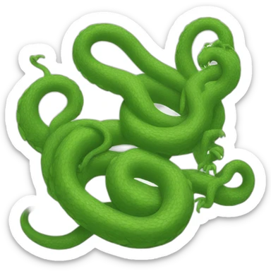 three headed hydra sticker