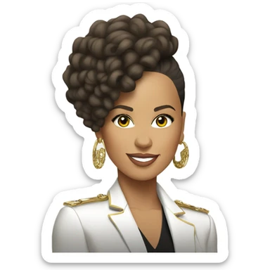 Alicia Keys ￼ sticker