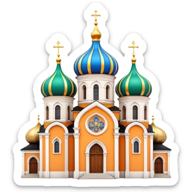 eastern european churched sticker
