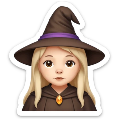 bear witch, simple, cute, minimalistic sticker