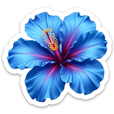 𝒃𝒍𝒖𝒆 𝒉𝒊𝒃𝒊𝒔𝒄𝒖𝒔🌺 sticker