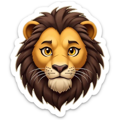 Scar from Lion King sticker